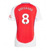 Maglia Calcio Arsenal Martin Odegaard #8 Prima Divisa Donna 2024-25 Manica Corta